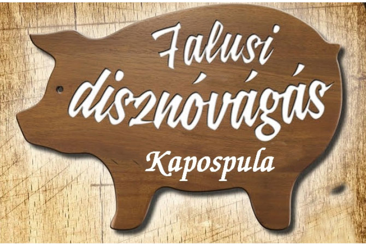 Falusi disznóvágás Kapospula