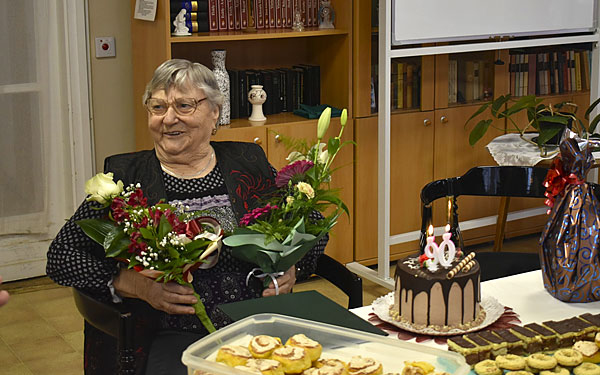 90. születésnapján köszöntötték Marika nénit